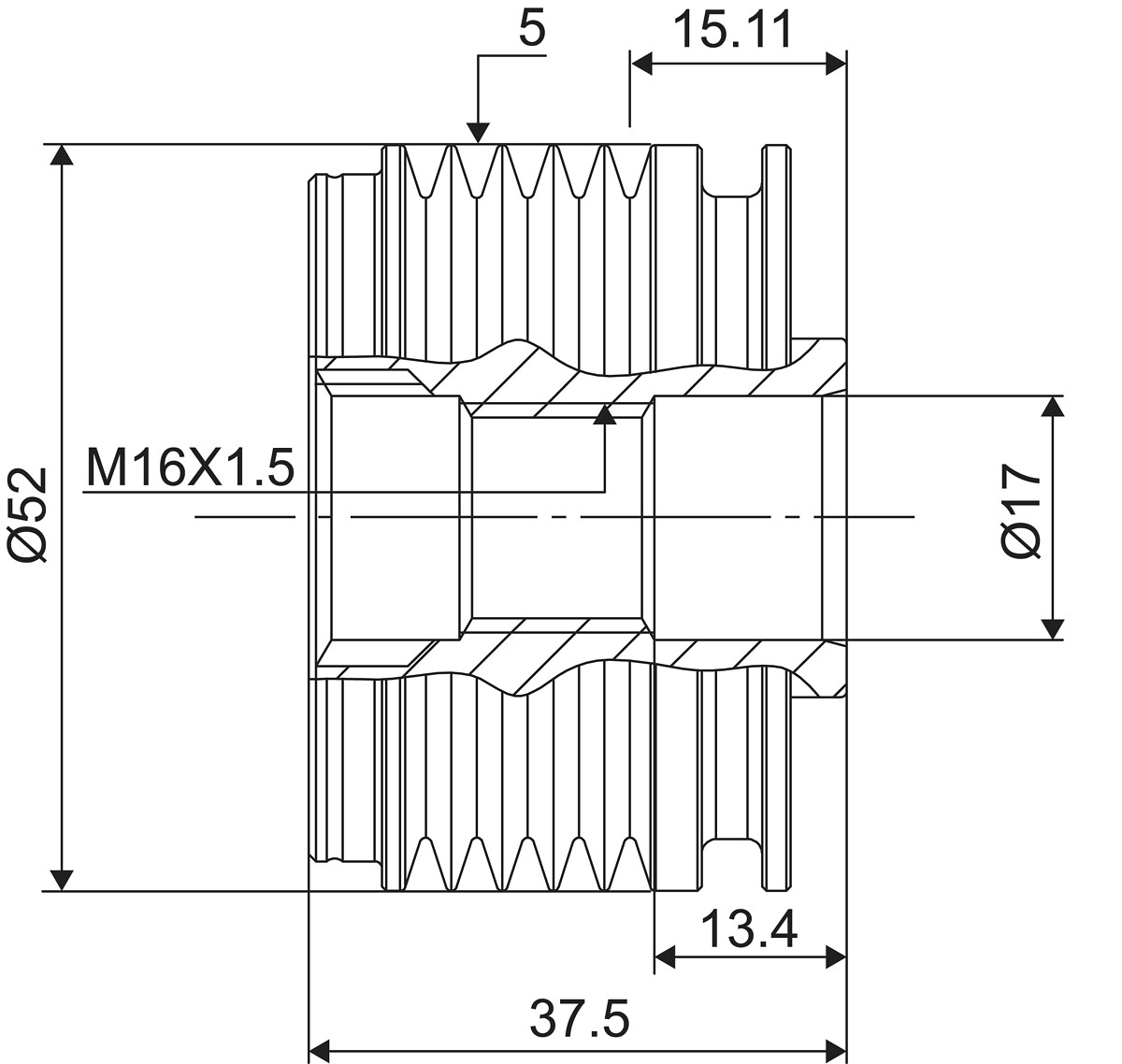 DISPOSITIVO RUOTA LIBERA ALTERNATORE
